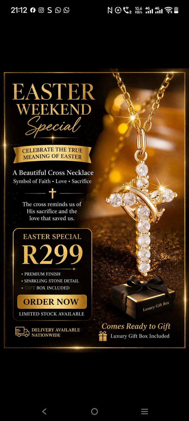 Elegant Crown Cross Pendant Necklace with Cubic Zirconia