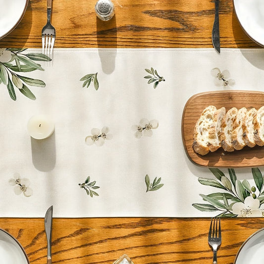 Faith-Inspired Easter Table Runner with Cross Design  Size: 33.02x121.92cm