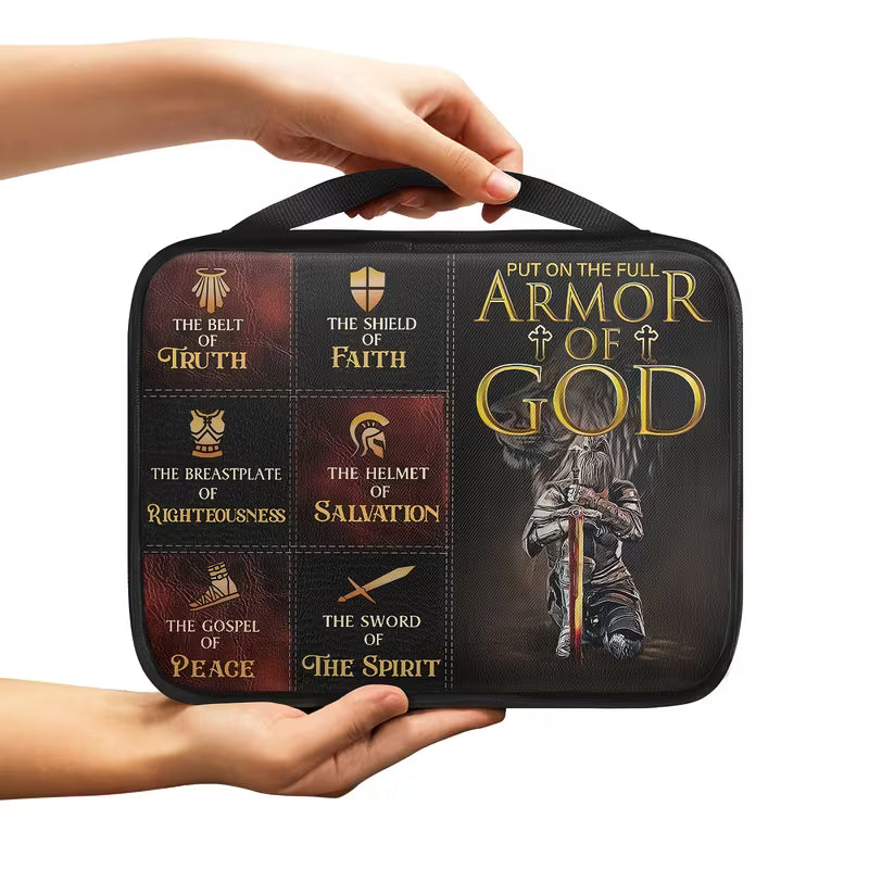 Armor of God Bible Cover – Knightly Design | Strength, Protection & Faith
