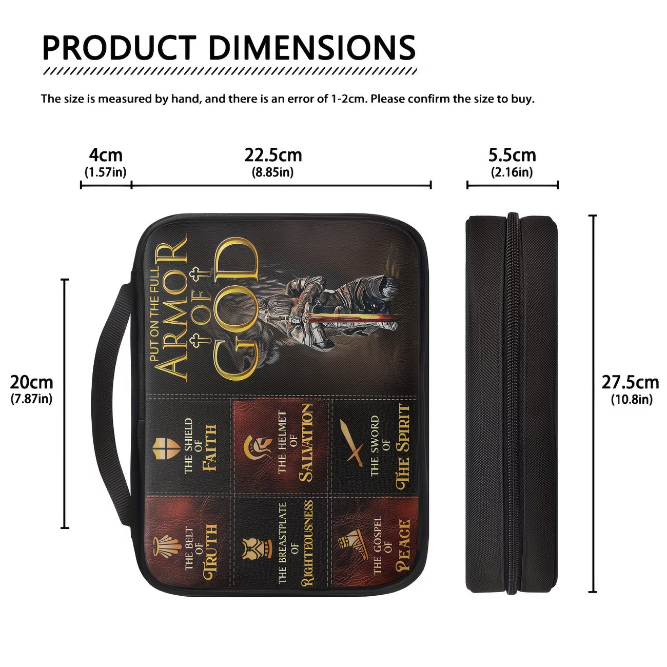 Armor of God Bible Cover – Knightly Design | Strength, Protection & Faith