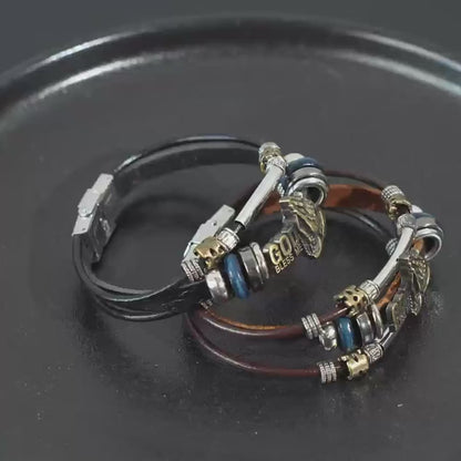 Multi-Layer Vintage-Inspired Prayer Bracelet – God’s Hand Edition